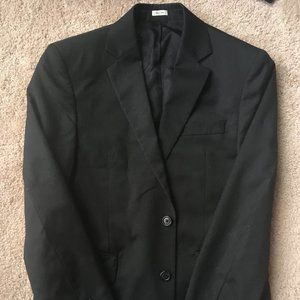 Calvin Klein Men Black Sport Coat Blazer Suit Top Jacket S